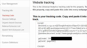 Google Analytics Tracking code
