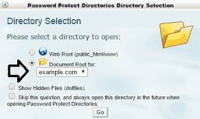 choose-directory-to-password-protected-web-directory